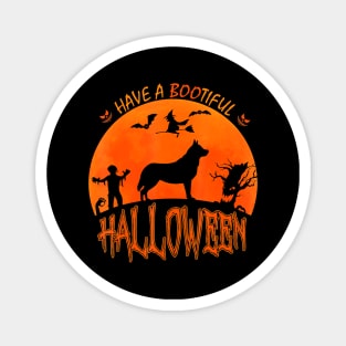 Halloween Siberian Husky Dog funny scary costume Magnet